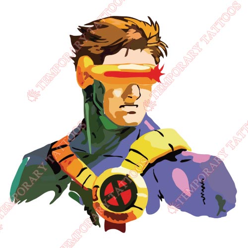 Cyclops Marvel Customize Temporary Tattoos Stickers NO.471